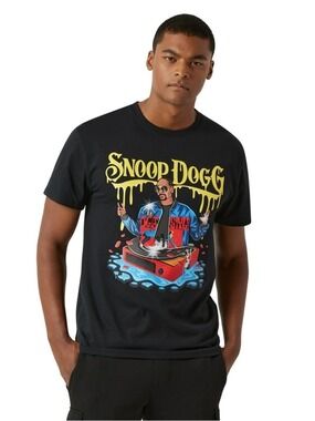 Snoop Dogg Dogg Supply Black Doggystyle Cover T-Shirt - Size 2X
